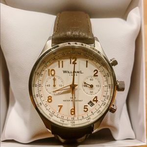 William L. 1985 Quartz Vintage Style Chronograph Watch